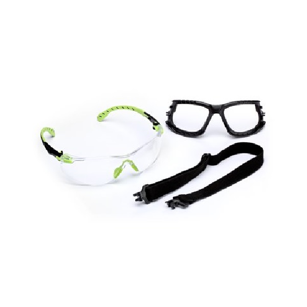 GLASSES KIT GRN/BLACK W/CLEAR SG/AF LENS FOAM - Anti-Fog Lens